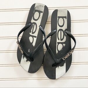Bebe Flip flops Size 5/6